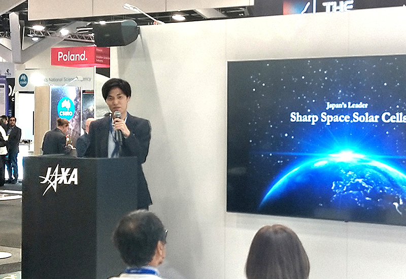 プレゼンテーションの姿@豪州展示会